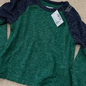 Toddler Long Sleeve Baseball Tshirt